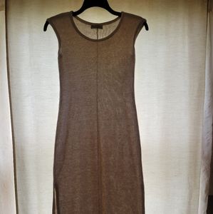 Long knit dress.